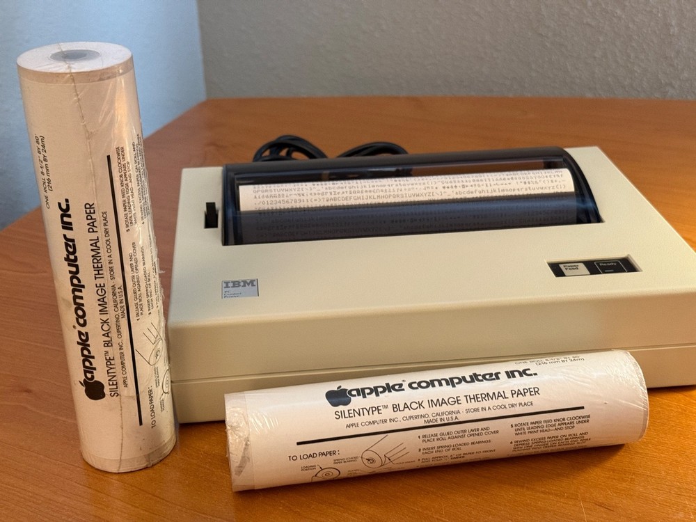 Vintage IBM PC PCjr Thermal Serial Compact Printer - Excellent Condition