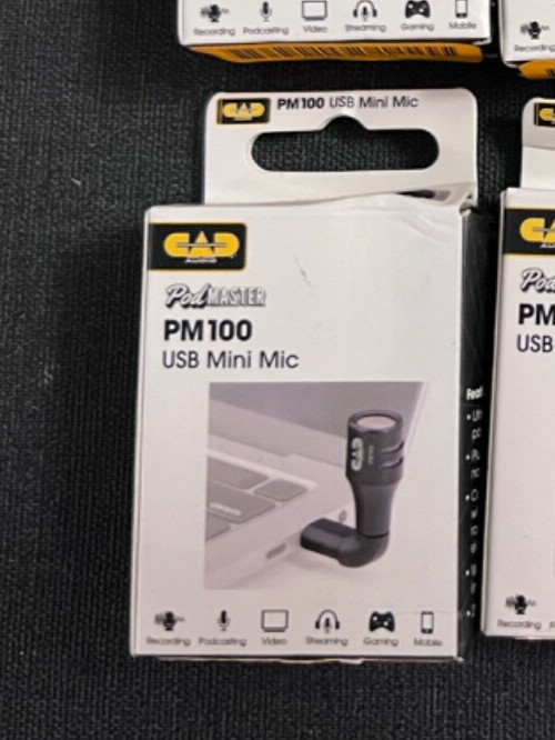 New CAD Podmaster 1/8" 3.5mm Mini Microphone PM101