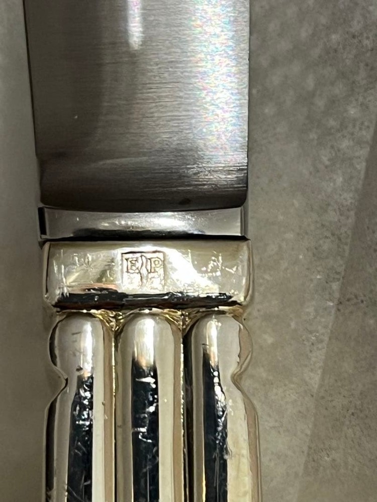 Puyforcat dessert knife and fork set