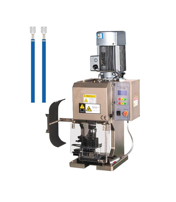 Automatic Terminal Peeling and Stapling Machine with Tape