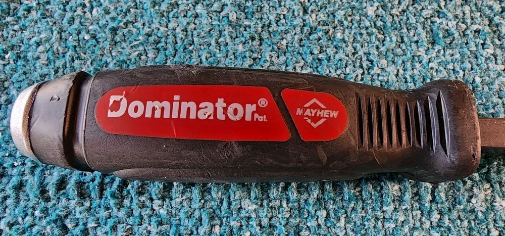 10" Mayhew Pro Dominator Scraper, 3/4"" Blade Width , Black/Red Handle USA Made!