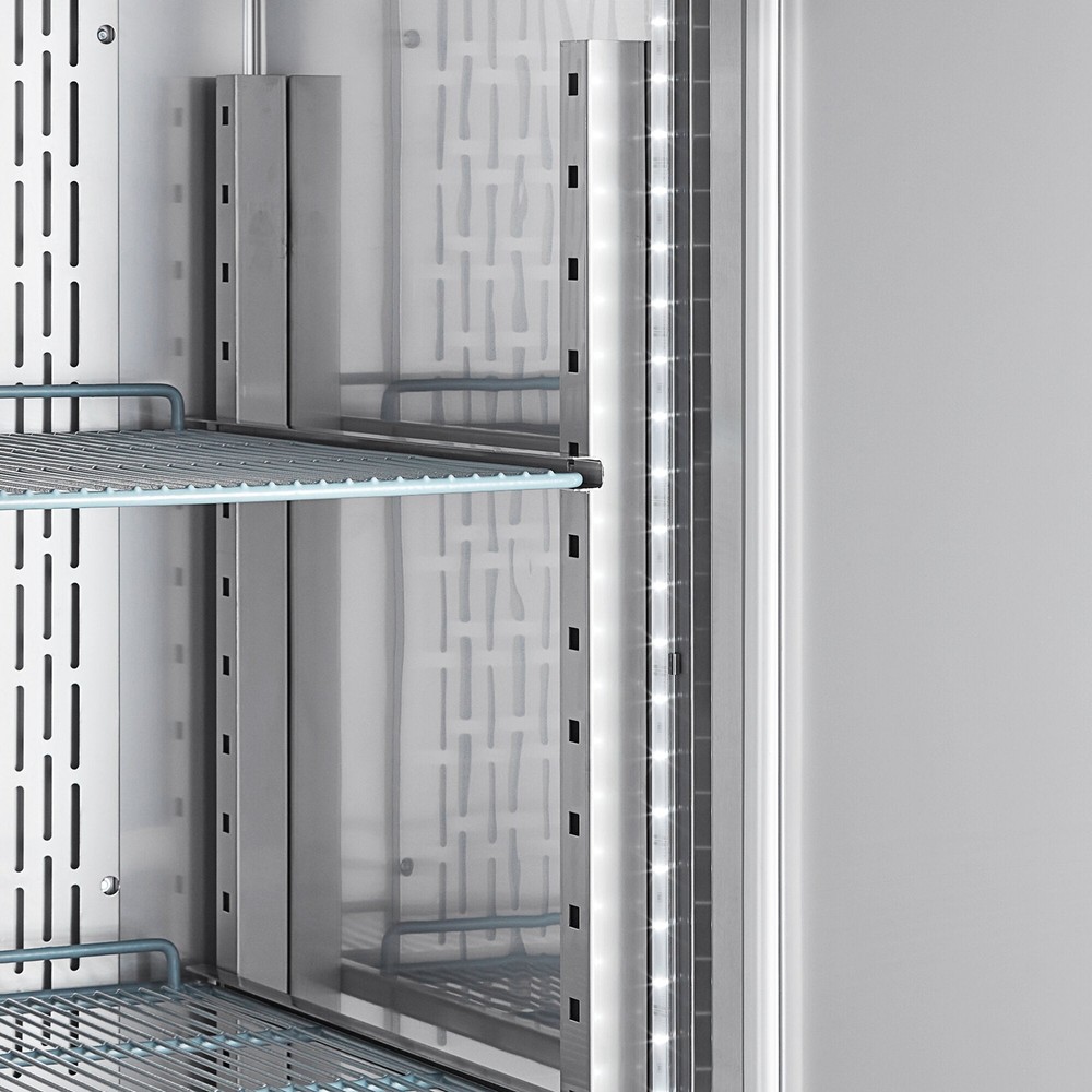 54" Solid Door Stainless Steel Reach-In Freezer