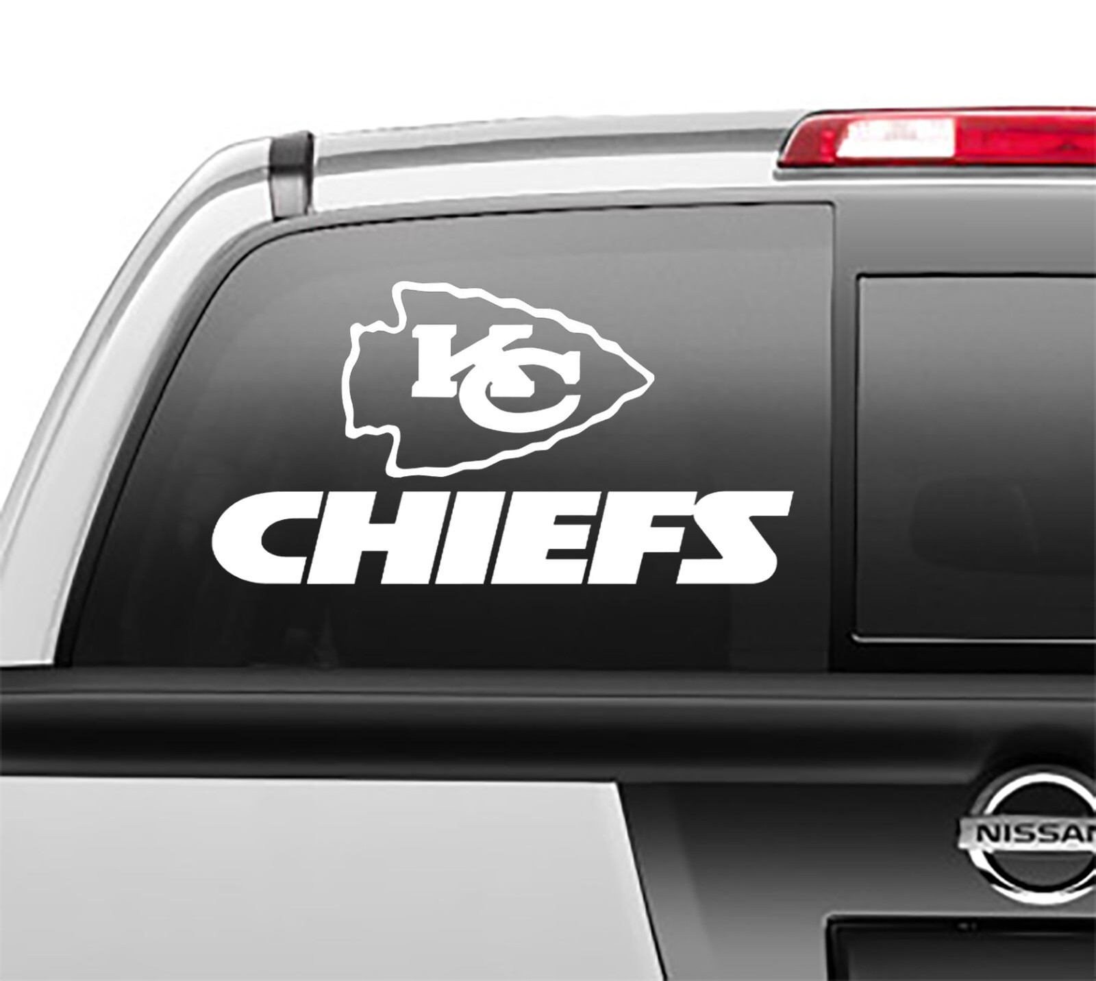 KC Kansas City Chiefs Window Sticker Vinyl  Decal any size any color