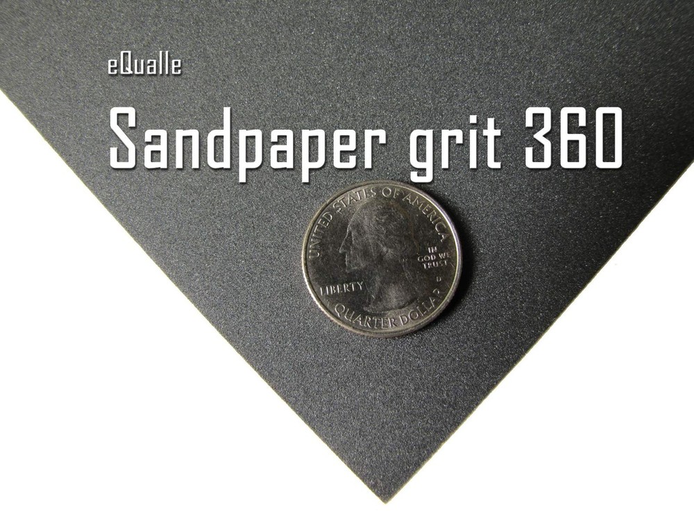 360 Grit Sandpaper Sheets 100Pack 9x11 in Bulk Sandpaper Multi-Surface Precis...