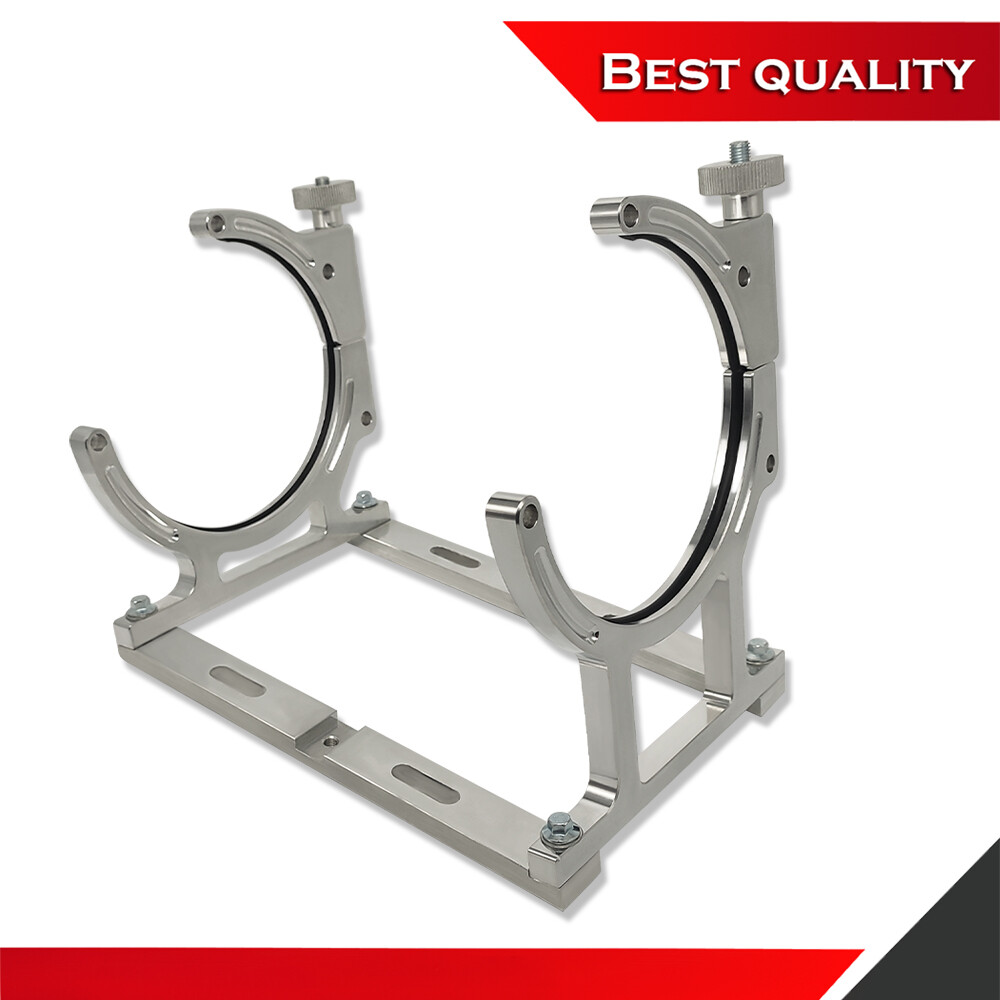 Polished Nitrous Oxide 7" Single Bottle Holder Bracket Suits 10LBS Bottles