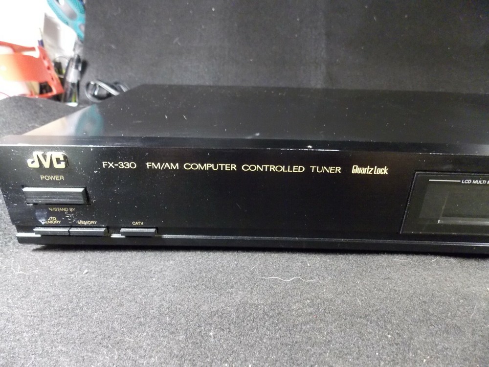 JVC FX-330 AM/FM Computer Controlled Quartz-Lock Tuner Tested Working