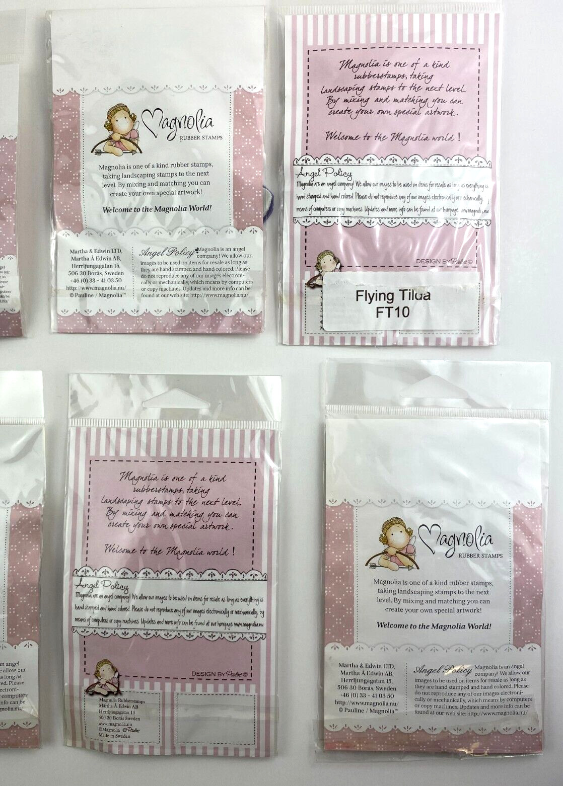 Magnolia (LOT OF 10) Rubber Stamps Assorted #20