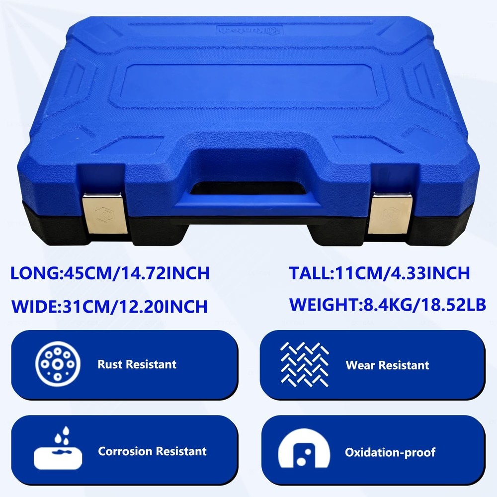 62x Shock Absorber Strut Nut Socket Set Master Suspension Removal Installer Tool