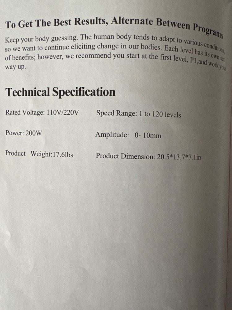 FLYBIRD Vibration Platform Machine