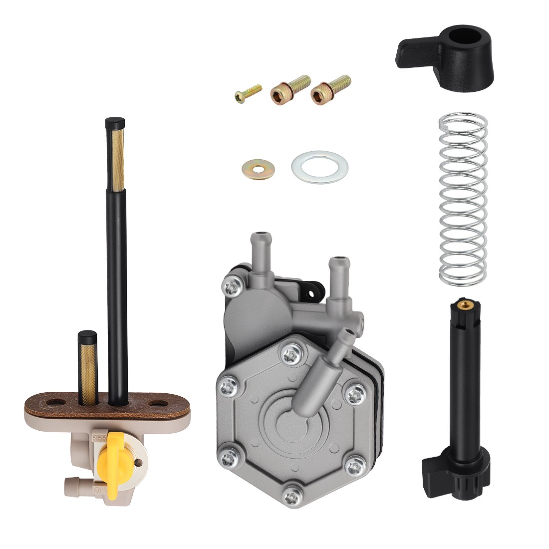 Fuel Pump & Fuel Valve Petcock For Polaris Magnum 425 95-98 Scrambler 500 97-01