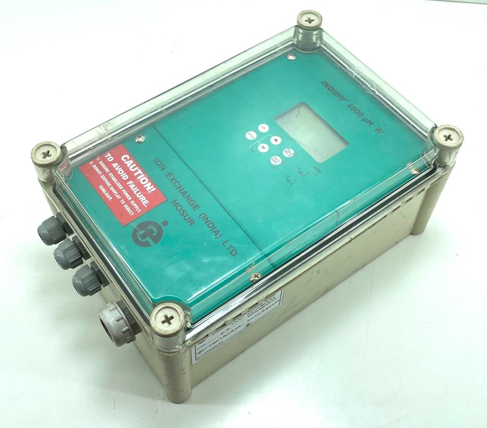 Indion Ion Exchange 4000 pH W 4000PHW Transmitter Controller Field MTD