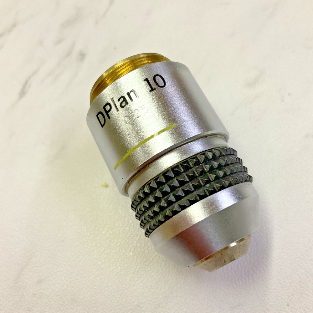 Olympus Japan Microscope Objective DPlan 10 0.25 160/0.17 Tested