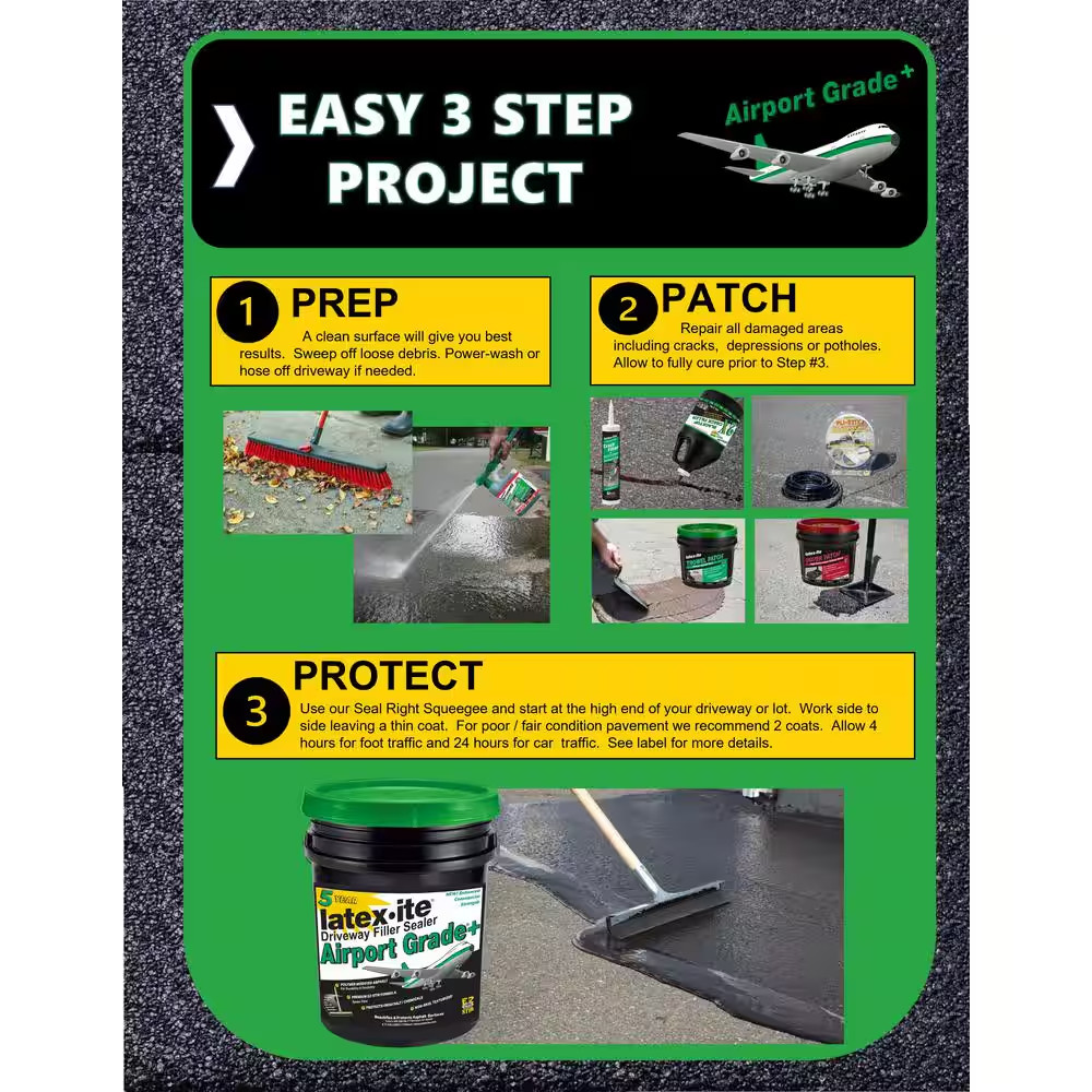 4.75 Gal Airport Grade+ Driveway Filler Sealant