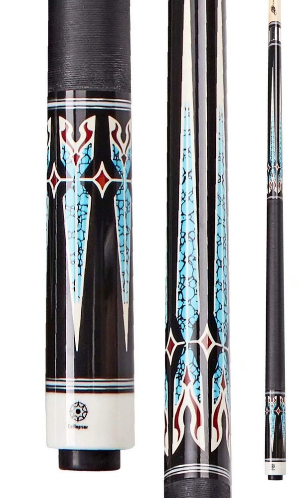 Collapsar CH Pool Cue with Soft Cues Case Sets,58" 2-Piece Custom Professiona...