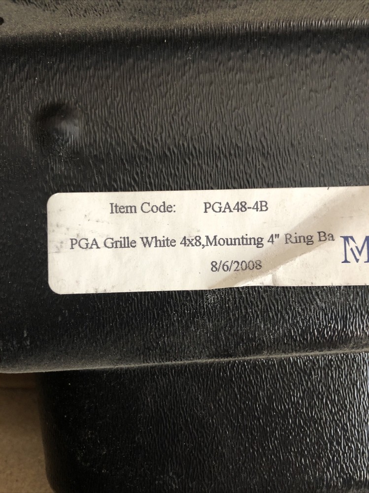 3 Pack Marine MSI Black Frames PGA48-4B 4x8 Mounting 4” Ring