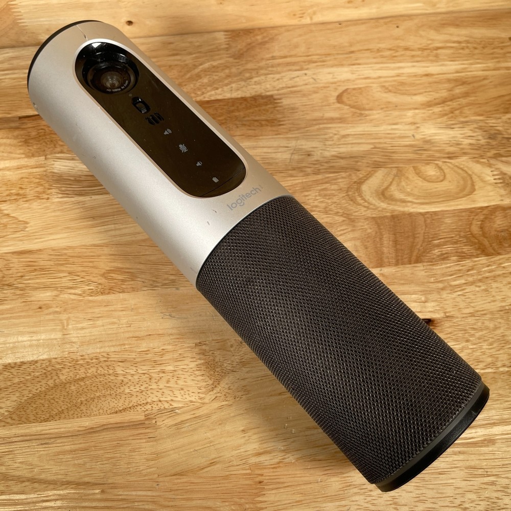 Logitech V-R0004 Black/Silver Portable Bluetooth Conference Webcam & Speaker