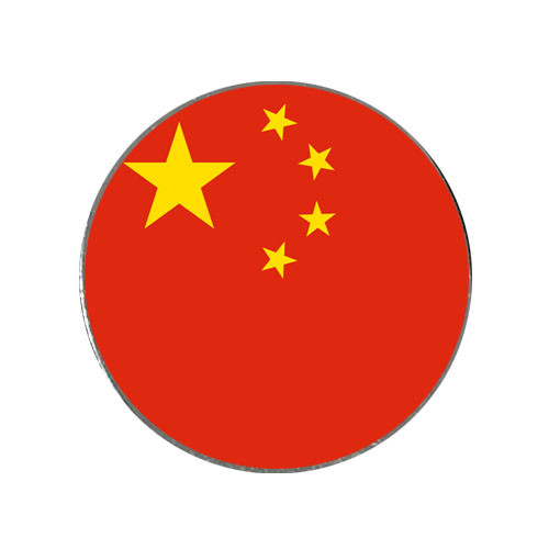 China Flag Golf Ball Marker