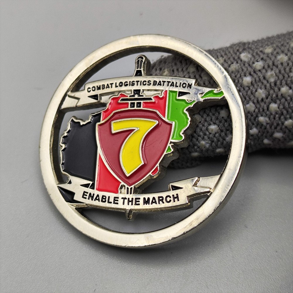 7 Combat Logistics Battalion Enable the March Challenge Coin