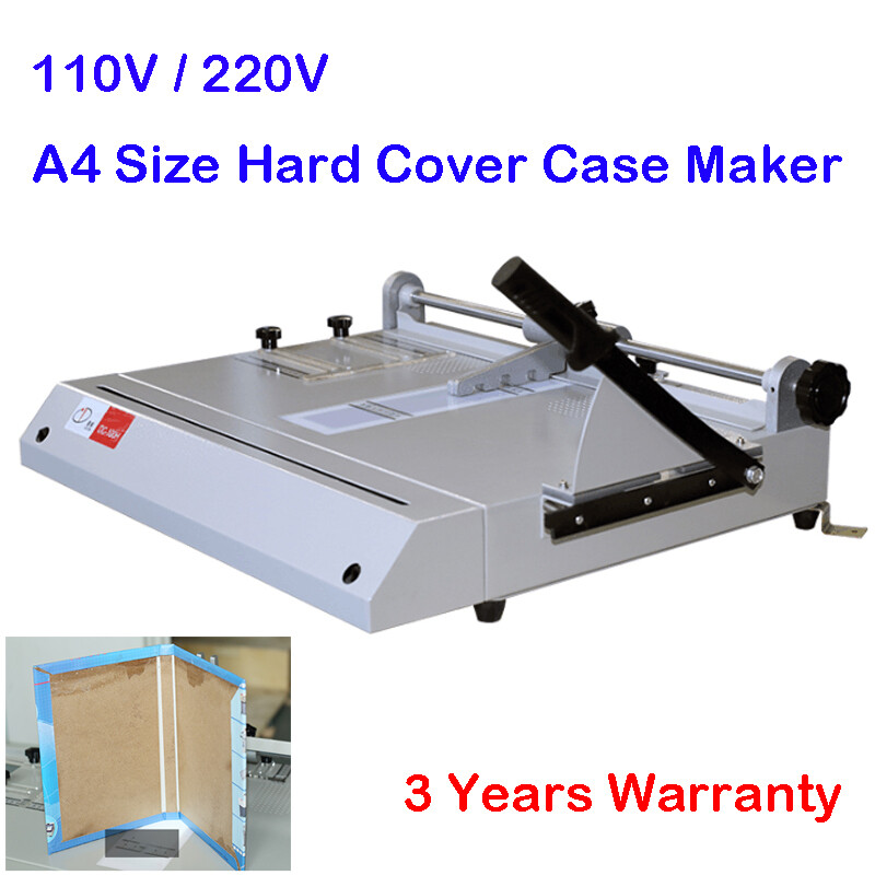 110V/220V Hard Cover Making Machine Case Maker A4 Size Hardback Hardbound Maker