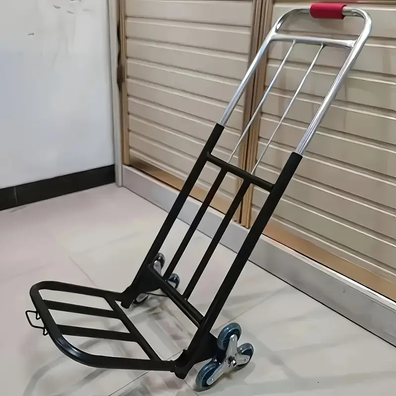 Stair Climbing Cart Heavy Duty Folding Hand Truck Dolly 460 lbs 6 Wheels + Ropes