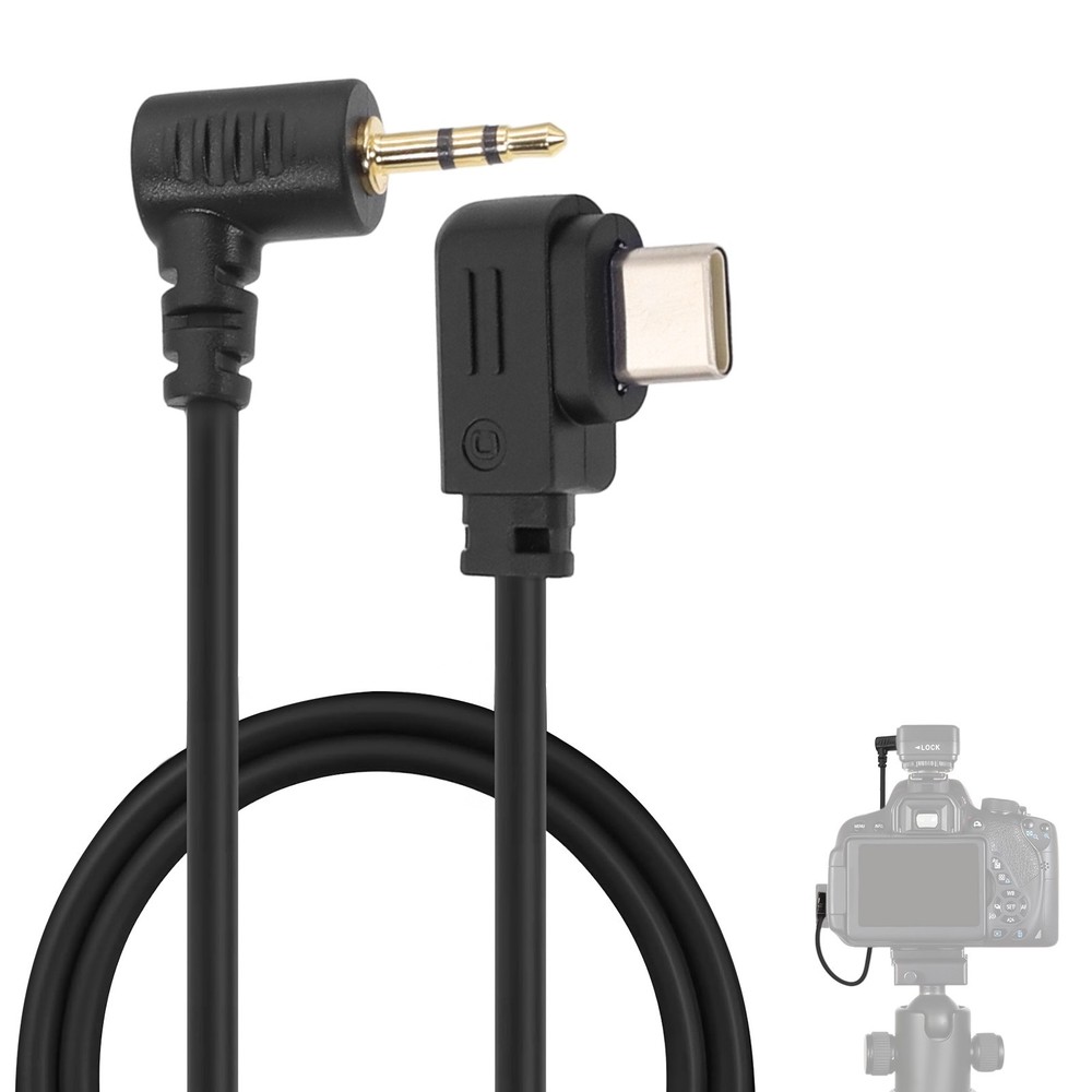 2.5mm/3.5mm-TPC Cable Shutter Release Remote Control Cable for Sony A7CII A6700