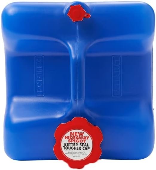 7 Gallon Camping Water Storage Container Carrier Jug Plastic Jerry Can Stackable