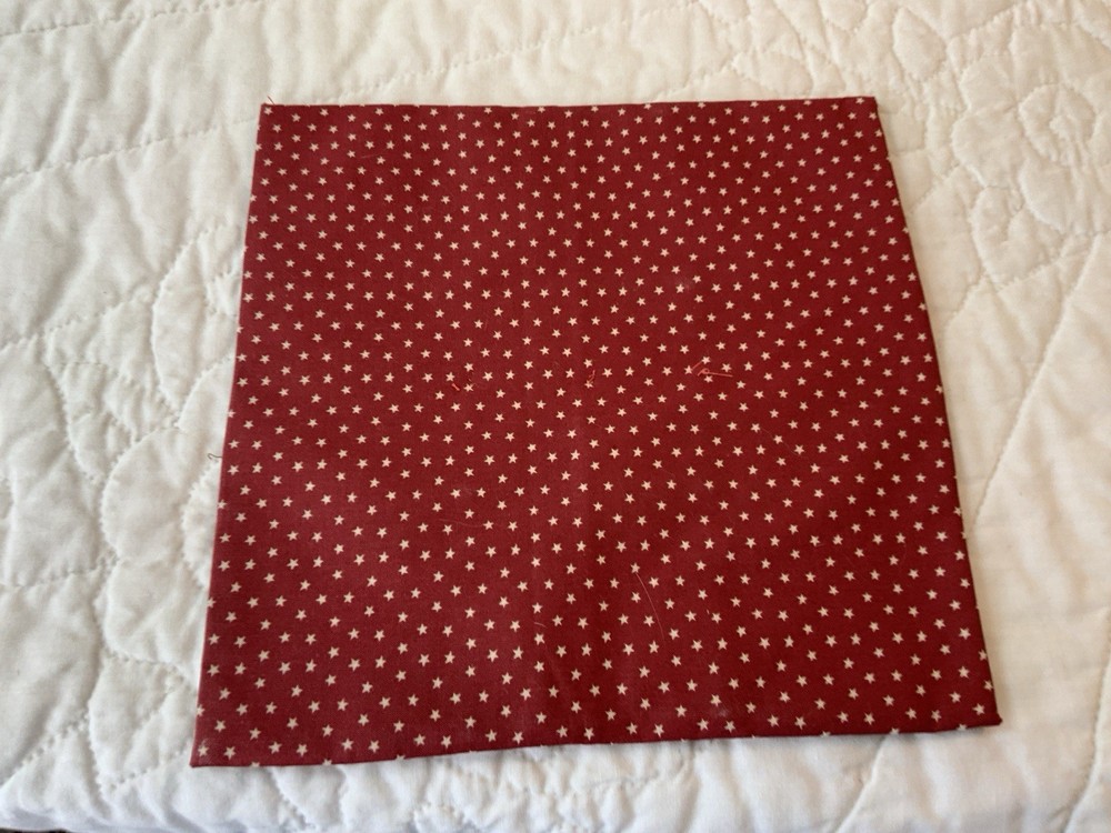 Antique Patchwork Quilt Table Topper, Nine Patch, Brown Florals, Checks