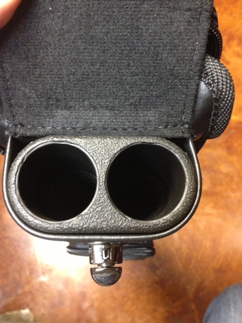 2x4 Pool Cue Case Black Spring Loaded Tubes