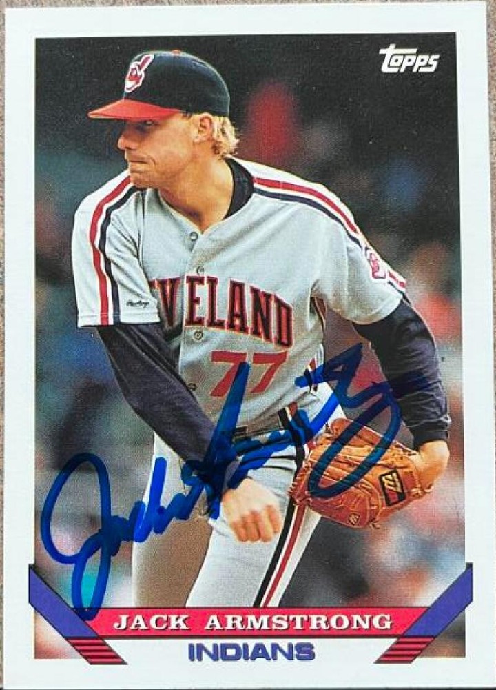 Jack Armstrong Autographed 1993 Topps #434