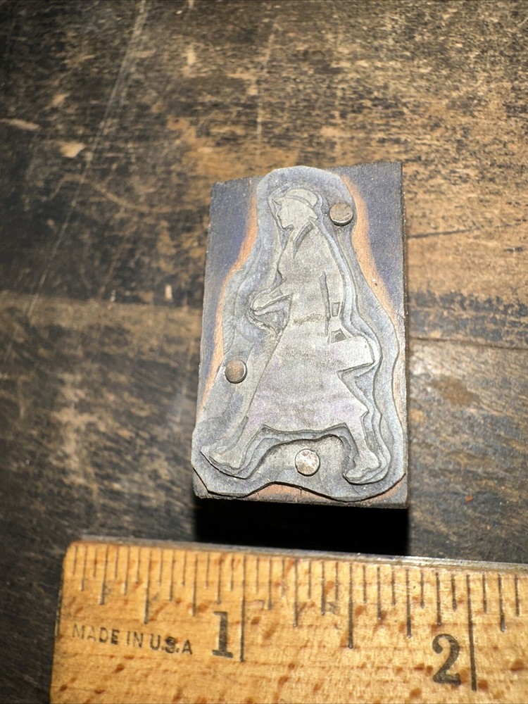 Printing Block ( Older Woman Walking )