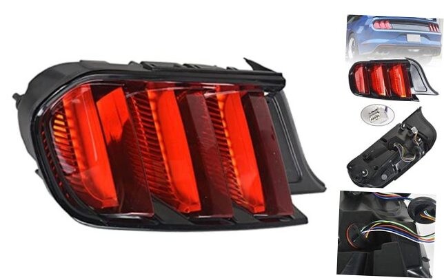 Left Side Tail Light Assembly Replacement for Mustang 2015 2016 2017 Driver