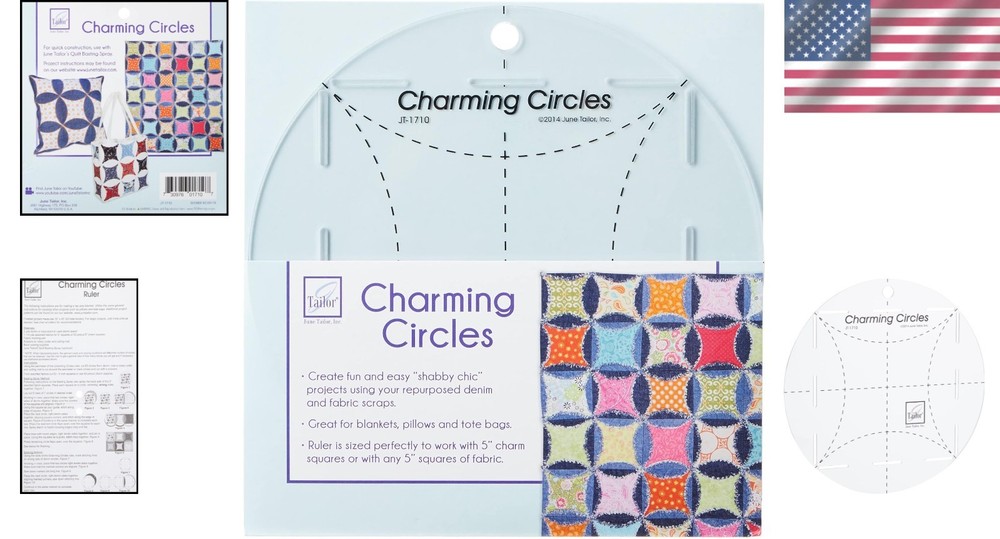 Transparent Charming Circles Ruler