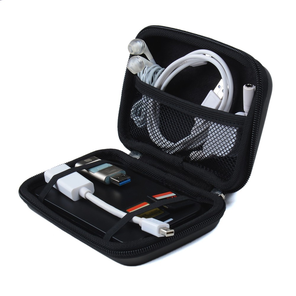 Multi-Purpose Gadget Case Black - HDD, USB Flash Drives, Adapters, SD Cards