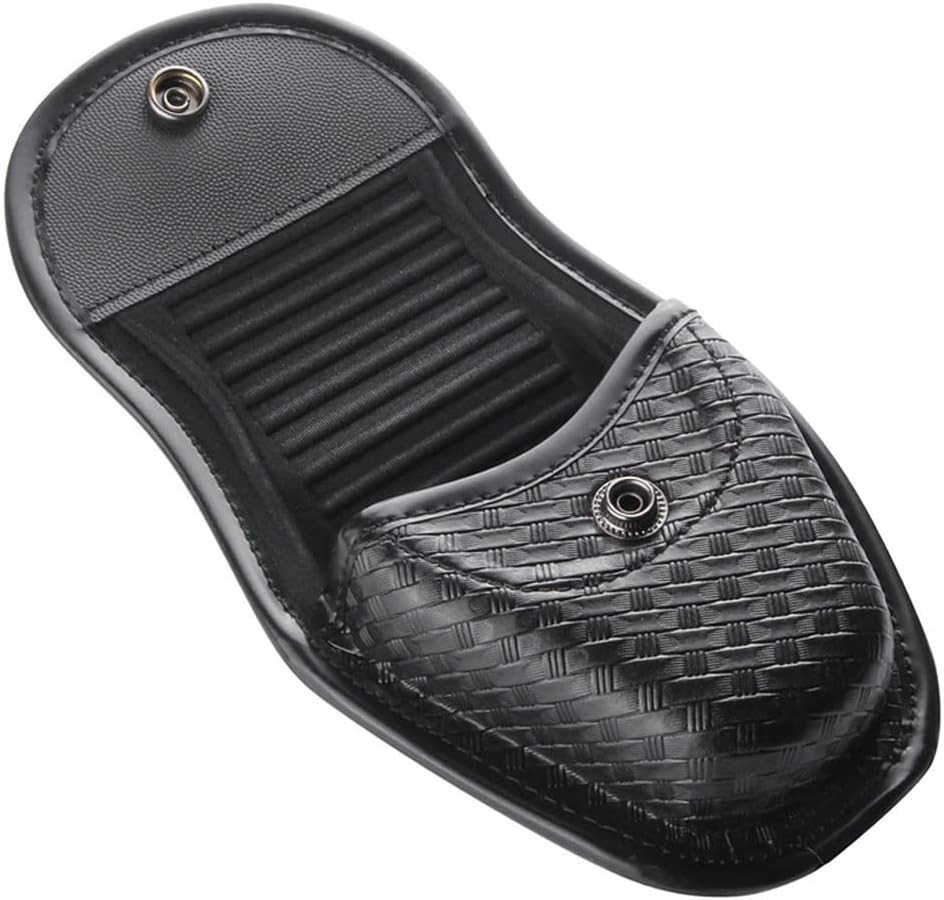 Covered Handcuff Case, Molded Hiddend Snap Double Cuff Case