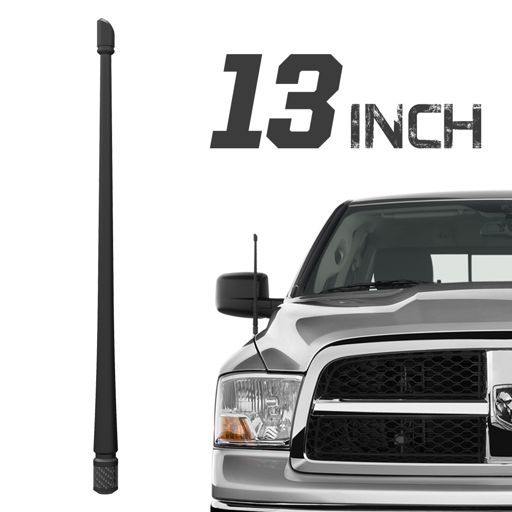 Rydonair 13" Flexible Rubber Antenna Compatible with 2012-2022 Dodge Ram 1500