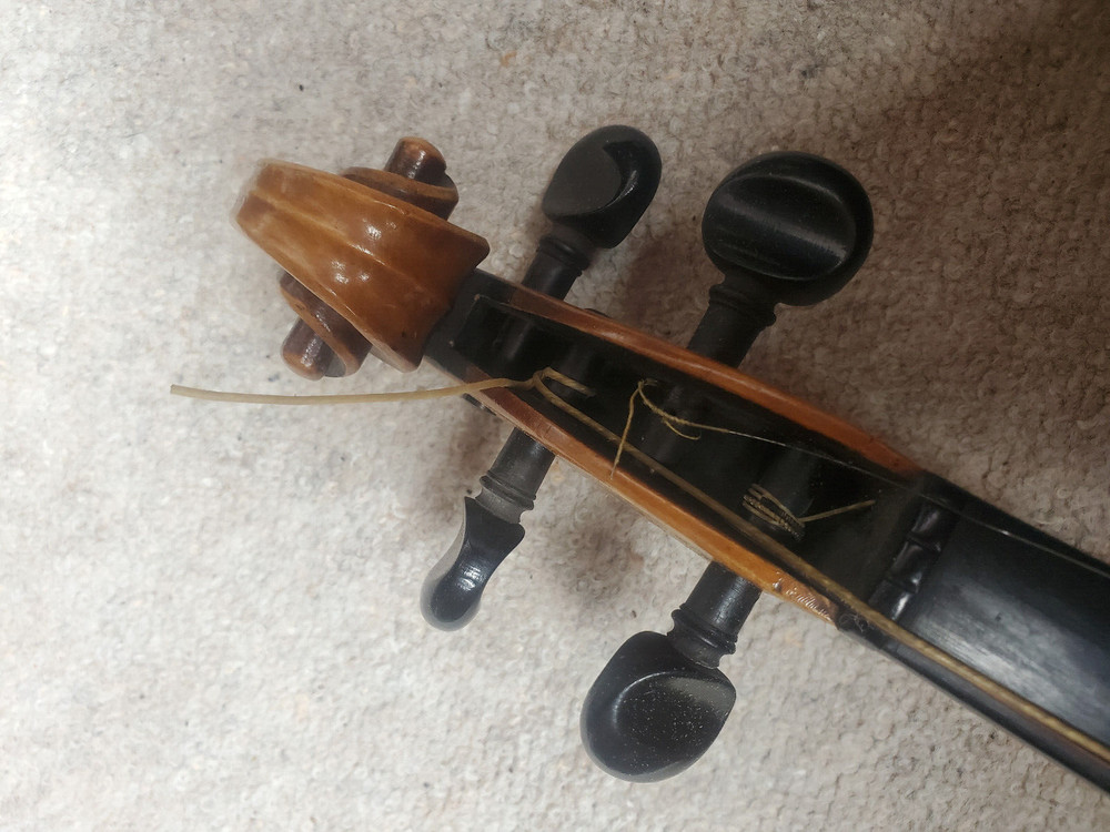Beautiful old 4/4 Violin violon "Stainer", deeply flamed BACK