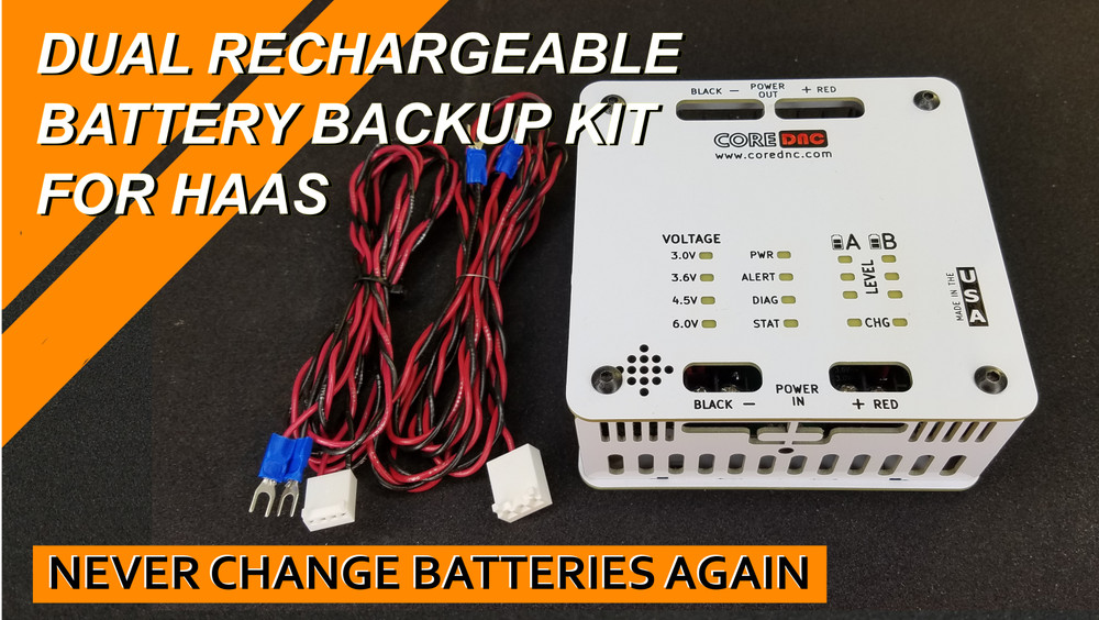 Rechargeable Battery Backup for Haas CNC