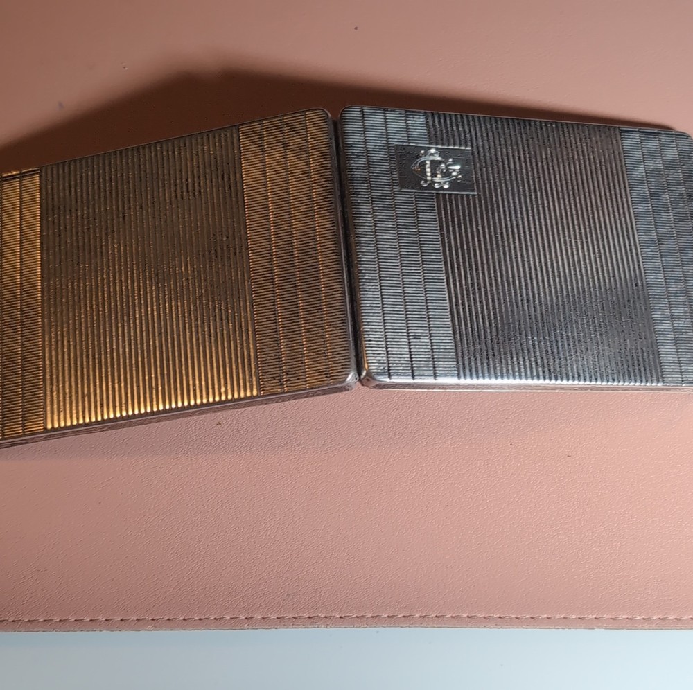 Art Deco Sterling Silver (.925) Monogrammed Hallmarked Cigarette Case