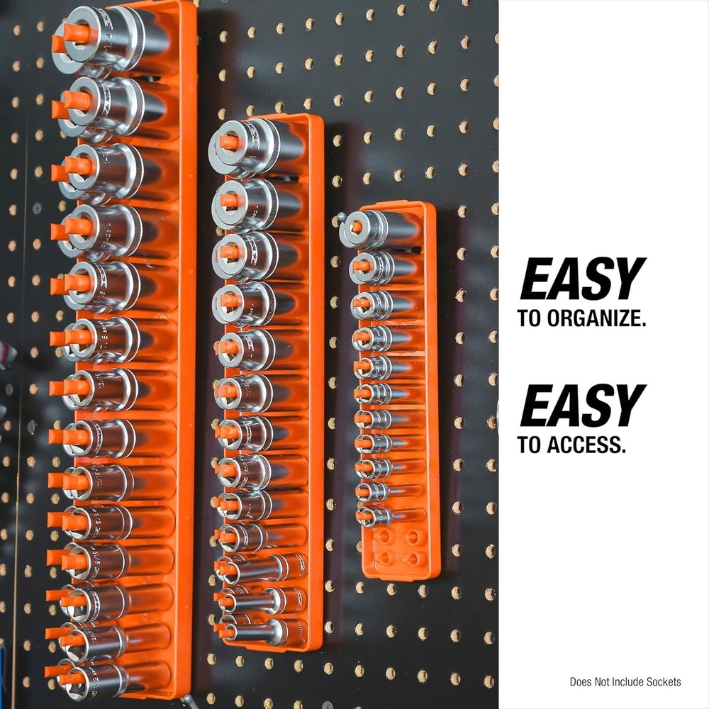 Space-Saving Socket Holder Set, Toolbox Essential