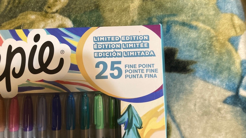 Sharpie Permanent Markers, Fine Point Markers Variety Pack, Assorted Colors, 25