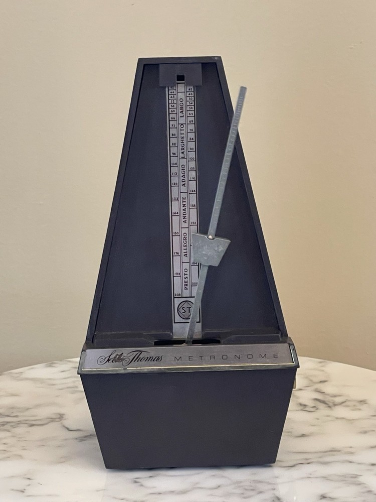 Vintage Seth Thomas Metronome E500-000 Wind Up Works