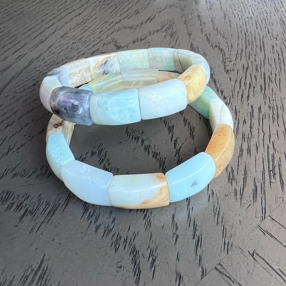 Caribbean calcite soft bangle