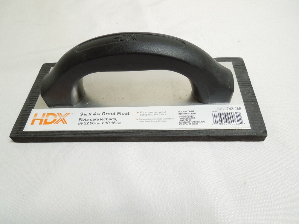HDX Grout Float 9" x 4" Model #10062X  NEW!