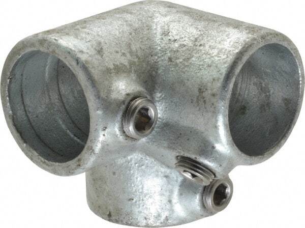 PRO-SAFE Galvanized Pipe Rail Fitting: 90� Side Outlet Elbow for 1" Pipe