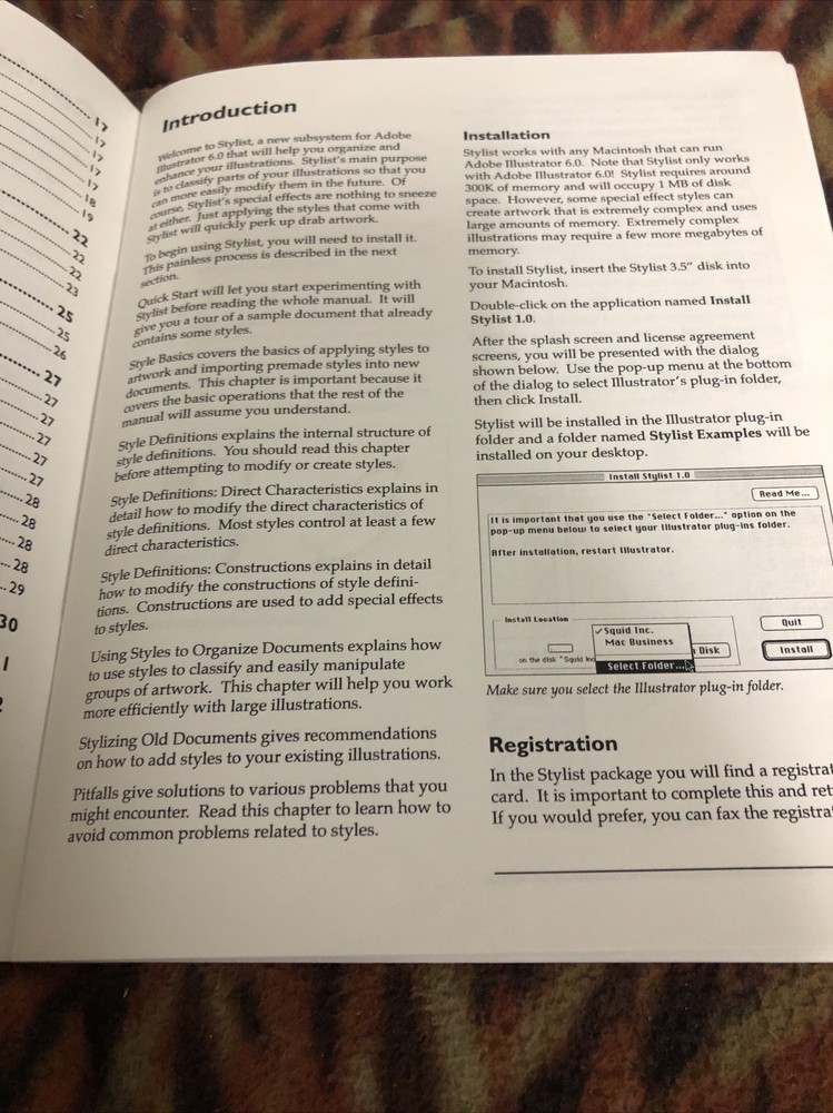 Alien Skin Software Stylist Version 1.0 Macintosh Apple Vintage Computer Disc