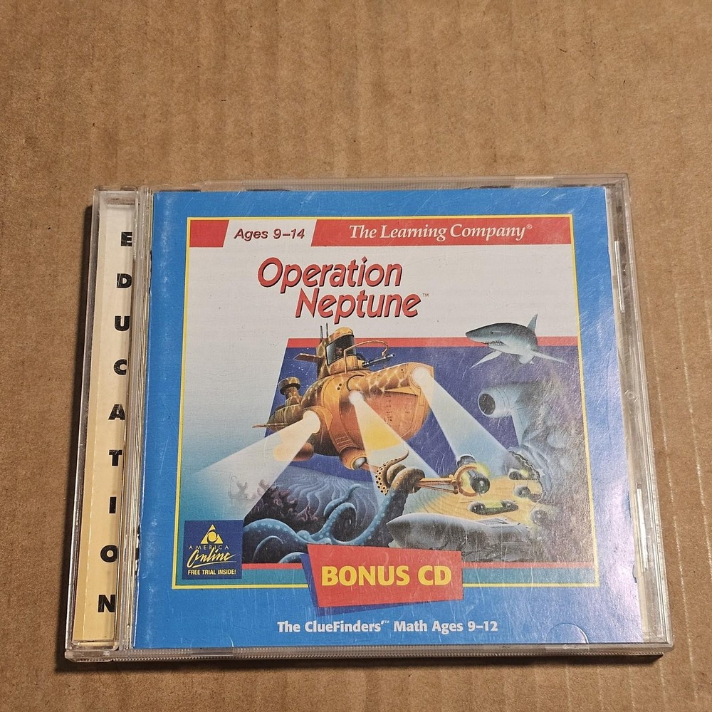 Operation Neptune Educational PC CD-ROM Bonus Disc The Learning Company
