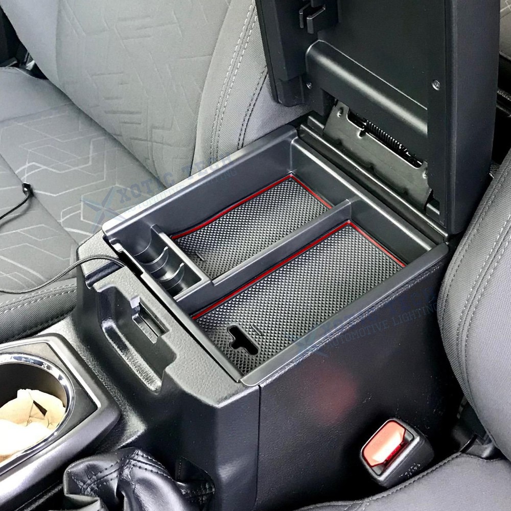 Center Armrest Organizer Box Insert Tray Accessories For Toyota Tacoma 2016-2023