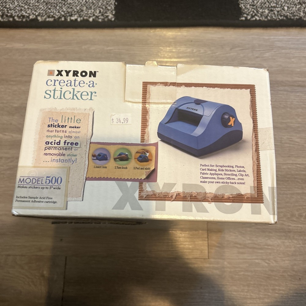 purple Xyron Model 500 Create-A-Sticker machine