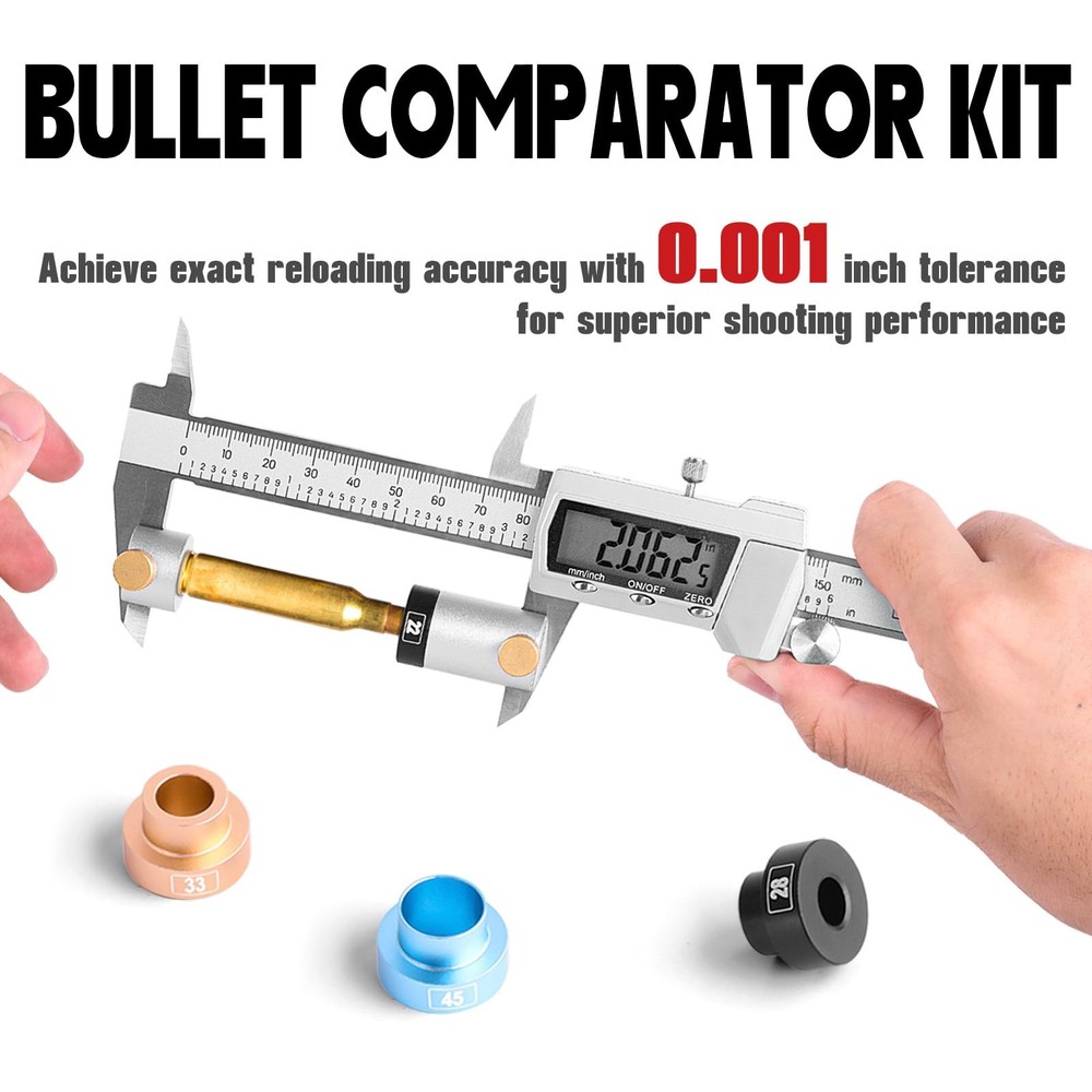 HAWKHONOR Bullet Comparator Kit, Includes 14 16pcs Kit