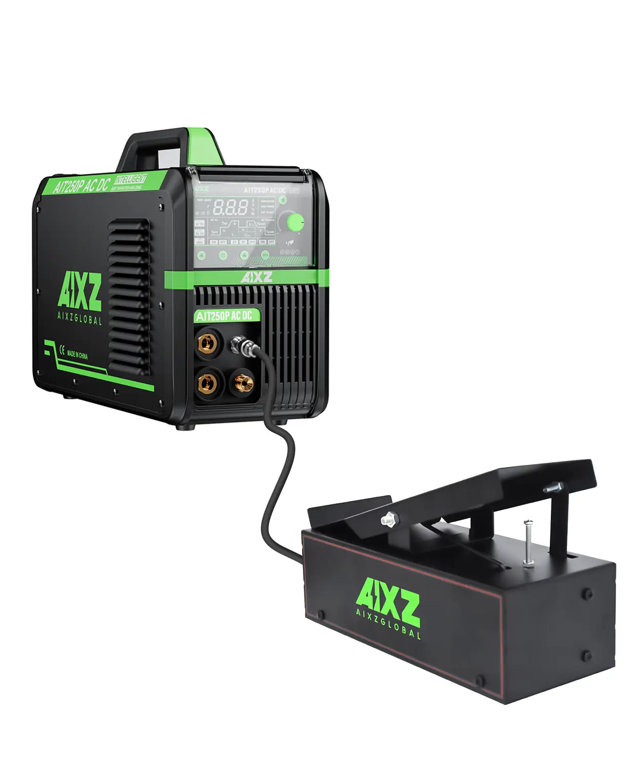 AIXZ 200A ACDC TIG Welder 110V 220V Aluminum TIG Pulse Spot MMA Welding Machine